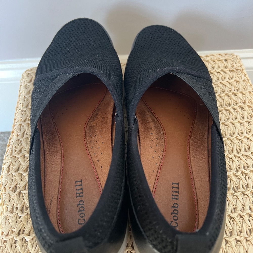 Cobb Hill Black Crossover Penfield Slip-On Sneaker - Women's size 9 - Picture 2 of 8